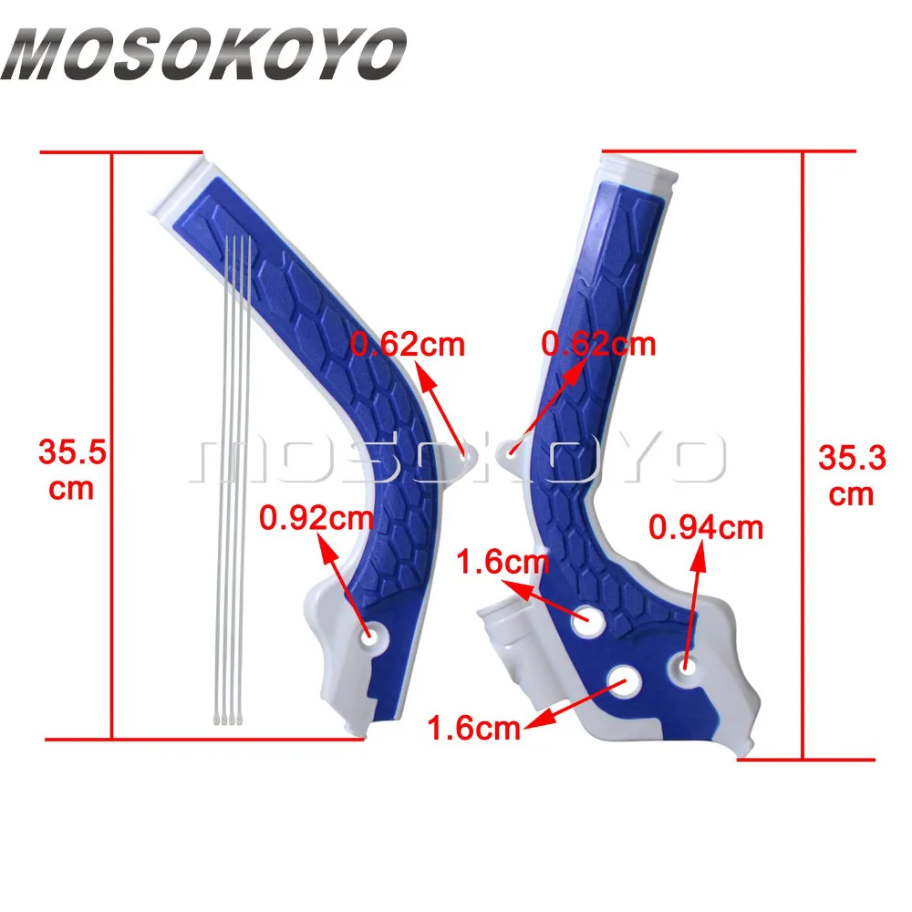 Для TE/FE/FC/TC 125/250/300/350/450 синий Байк каркасные охранники мотокроссные штаны защитные