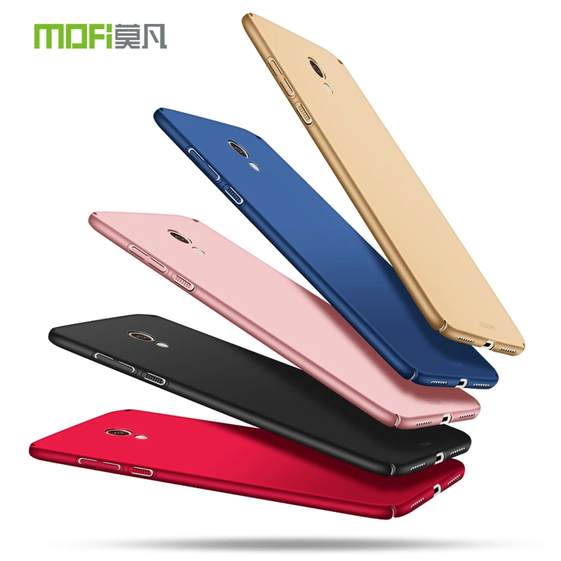 Чехол для Meizu meilan 5S бренд Mofi роскошный 360 чехол с полным корпусом жесткий матовый PC