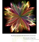 Алмазная 5D картина цветок, Набор для вышивки крестиком сделай сам, мозаика, круглая Стразы GH460