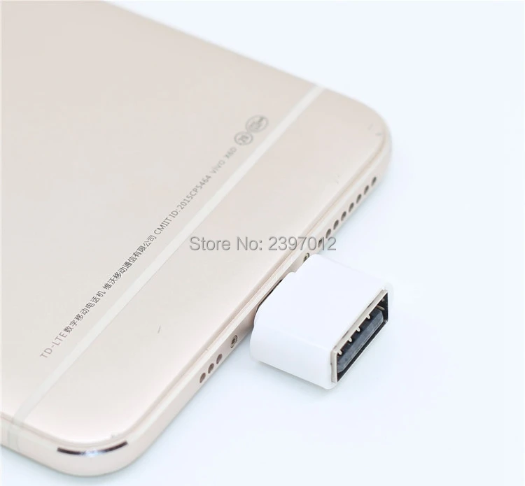 Адаптер SZAICHGSI Mini Micro USB OTG для Samsung Android картридер черный белый цвет оптовая продажа