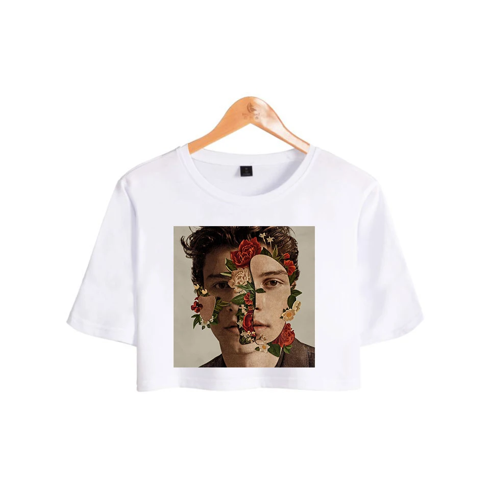 Женские летние топы с коротким рукавом SHAWN MENDES модные футболки принтом