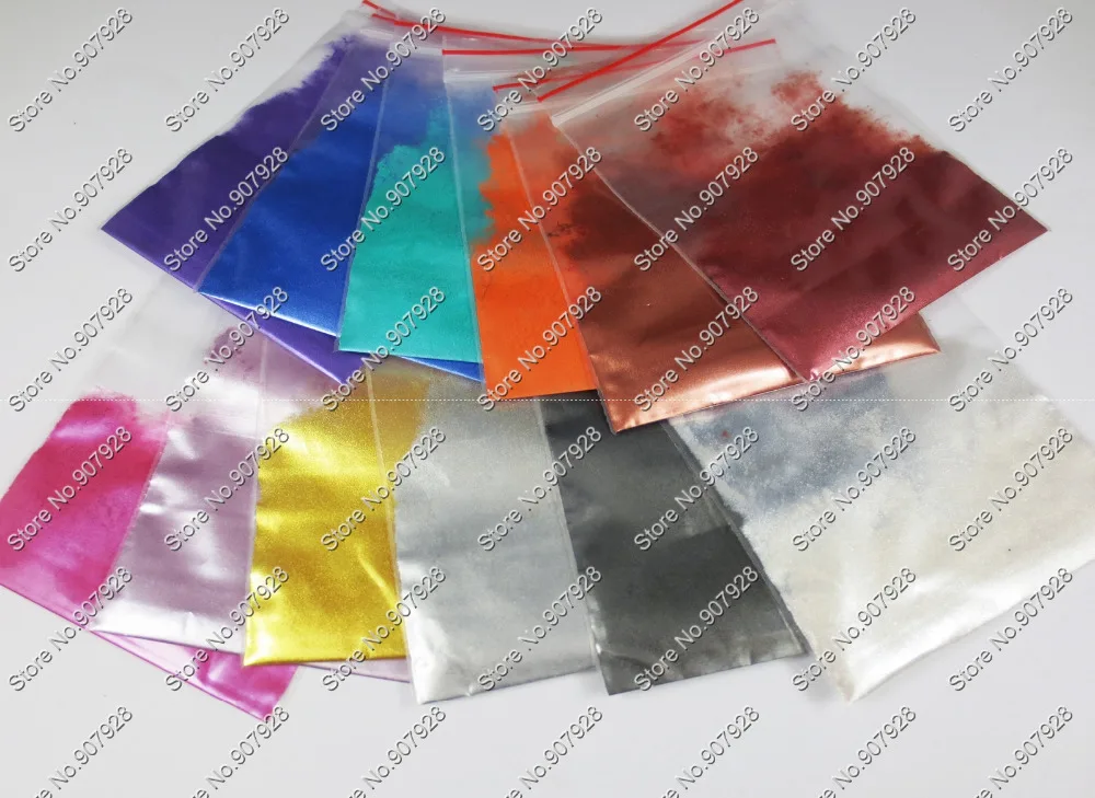 120 г = 12 цветов косметический растворитель стойкий слюда перламутровый пигмент