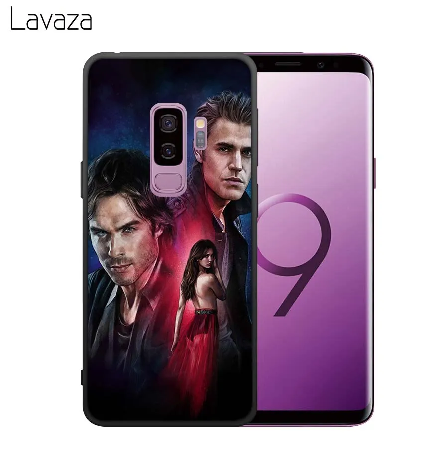 Мягкий чехол Lavaza Дневники вампира для Galaxy A3 A5 2016 2017 A6 plus A7 A8 A9 J6 2018 A10 30 40 50 70 |