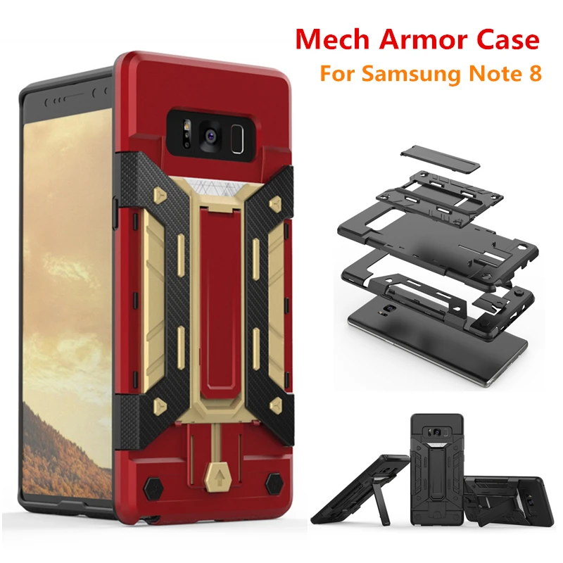 Гибридные армированные Чехлы для Samsung Galaxy Note 8 5 противоударный чехол повышенной