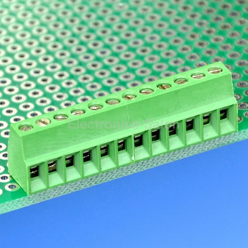 ( 10 pcs/lot ) 12 Poles 2.54mm/0.1" PCB Universal Screw Terminal Block.