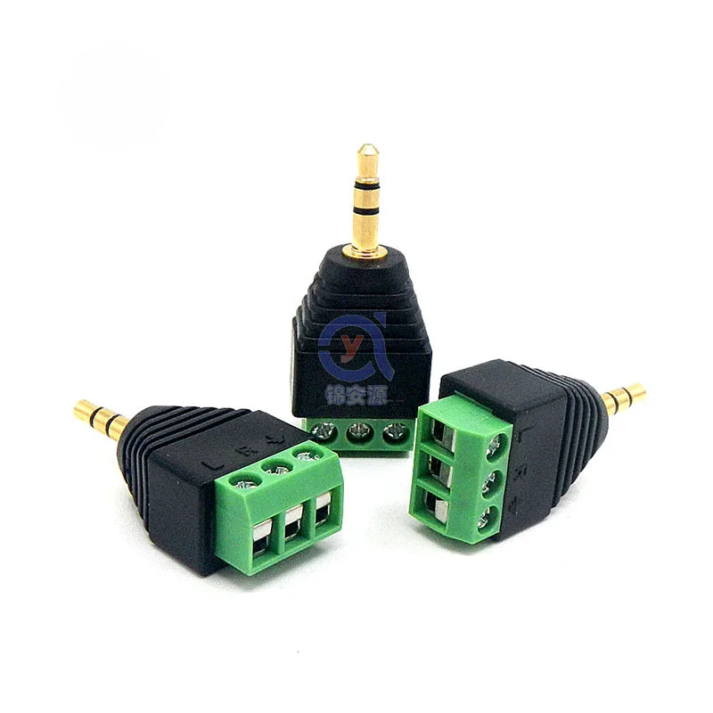 4 шт. Джек 3 5 мм стерео разъем штекер задний винт проводка аудио для наушников
