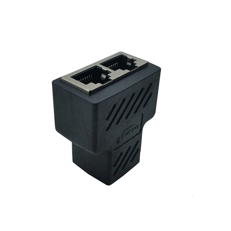 Новый 2 предмета 1 до двойной женский Порты и разъёмы RJ45 Splitter Разъем CAT6 LAN Ethernet Sockt