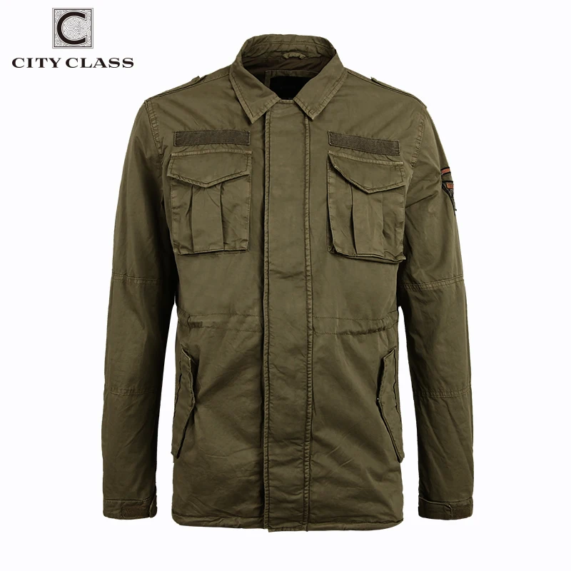 Популярная мужская куртка городского класса ветровка из 100% промытого хлопка