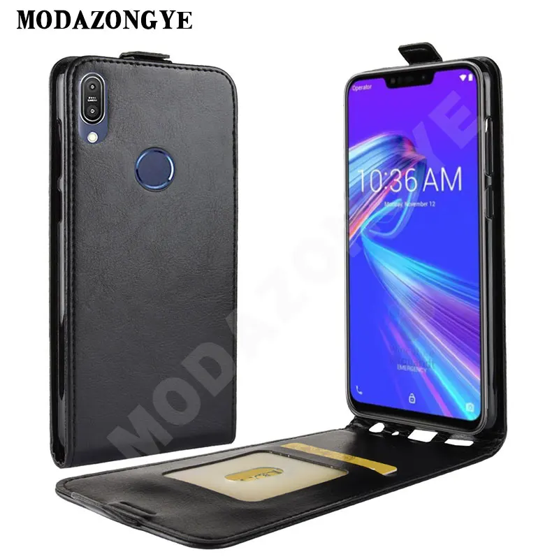 Asus Zenfone Max Pro M2 ZB631KL чехол 6 0 кошелек Обложка на заднюю панель из искусственной кожи