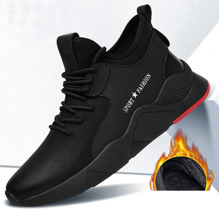 TBSWK-Leather fur Спортивная мужская обувь для бега; Новинка года; модные разноцветные дышащие кроссовки; мужская повседневная обувь на шнуровке; уличные кроссовки для мужчин - Цвет: TBSWK-Leather fur