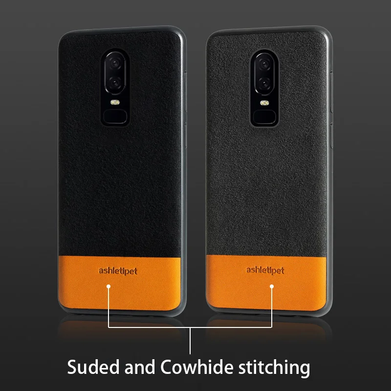 Cow Suede Genuine Leather Phone case for oneplus 7T 9 Pro 9R 8T 7 8 cover For one plus Nord 2 N10 N200 CE N100 5 6 6t 5t | Мобильные