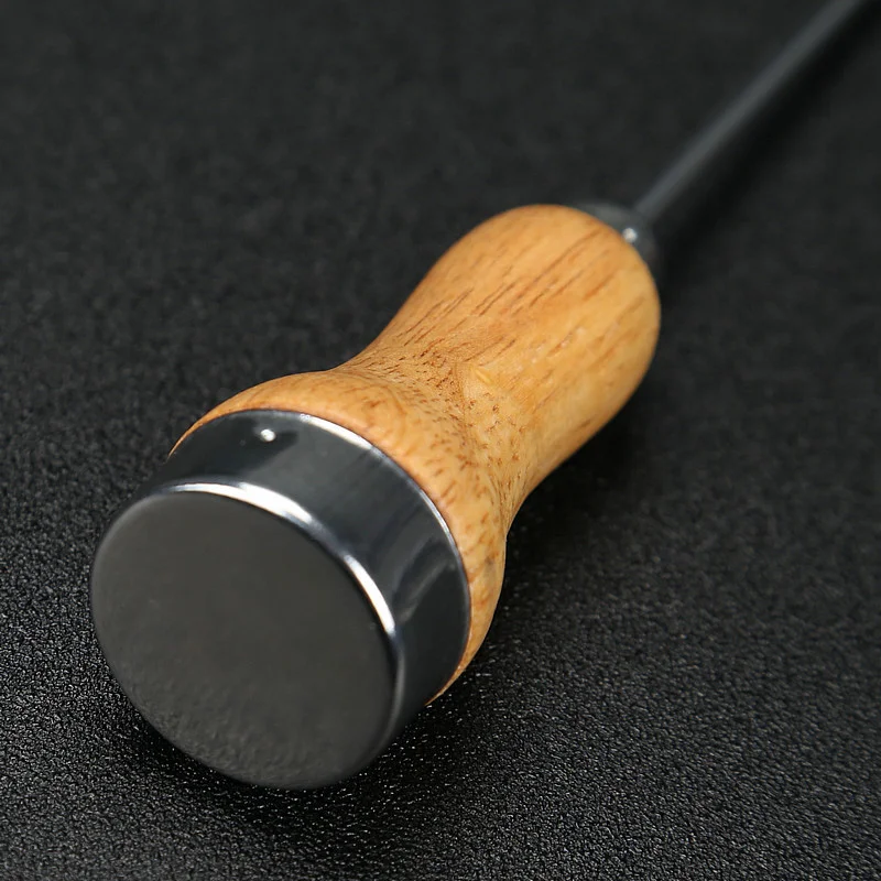 Novel Ice Punch Stainless Steel Wooden Handle Drink Hole Vintage Durable Kitchen Tool Shipping | Дом и сад