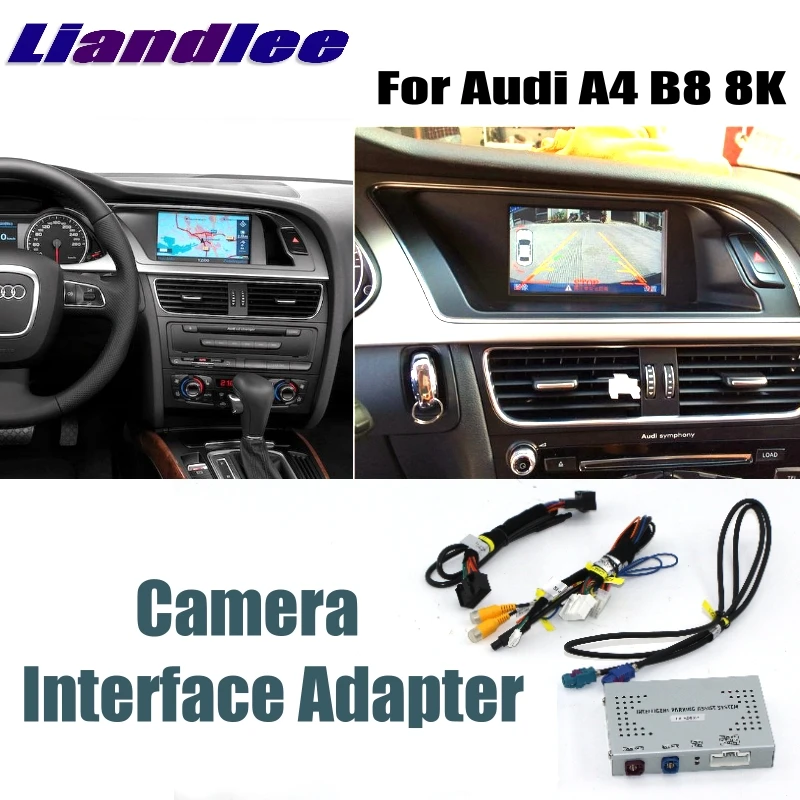 Liandlee парковочная камера интерфейс обратная резервная камера наборы для Audi A4 B8 8K MMI дисплей обновление