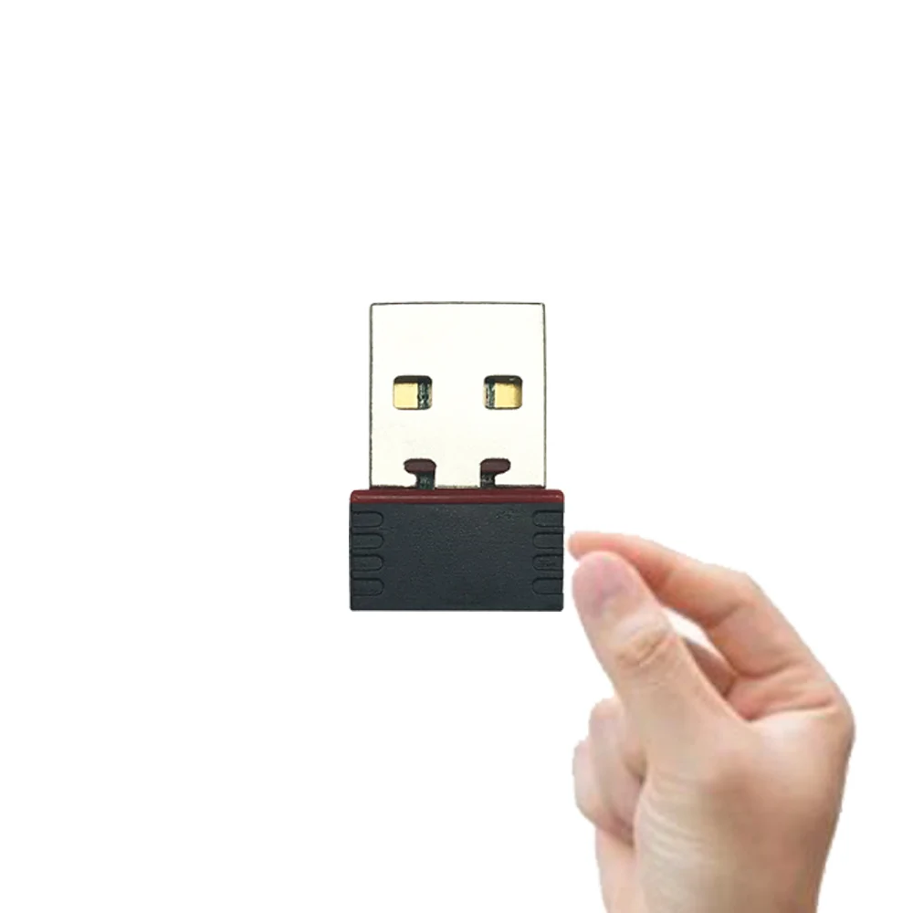 [20 шт.] Мини беспроводной USB WiFi адаптер Ralink RT5370 чип 150 Мбит/с IEEE 802.11b/n стандартный