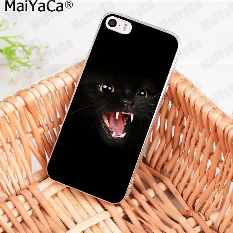 MaiYaCa Черный кот глазящий глаз в продаже! Роскошный классный чехол для телефона iPhone 11 pro 8 7 6 6S Plus X 5 5S SE XR XS MAX - Цвет: 10