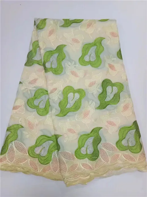 Новейшая Высококачественная швейцарская вуаль кружева нигерийские ткань