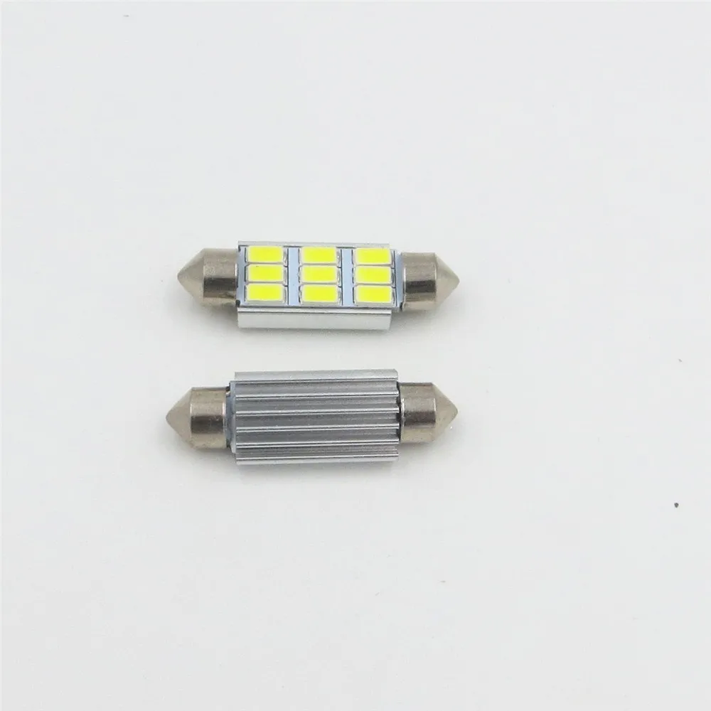 Лед сине белые 5630 5730 SMD CANBUS Festoon Dome C5W 6418 ошибок автомобиля светодиодный светильник