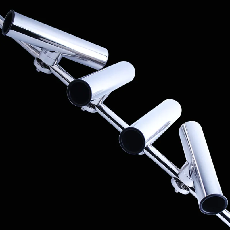 4 шт. зажим из нержавеющей стали для удочки пустотелое основание регулируемое 7/8