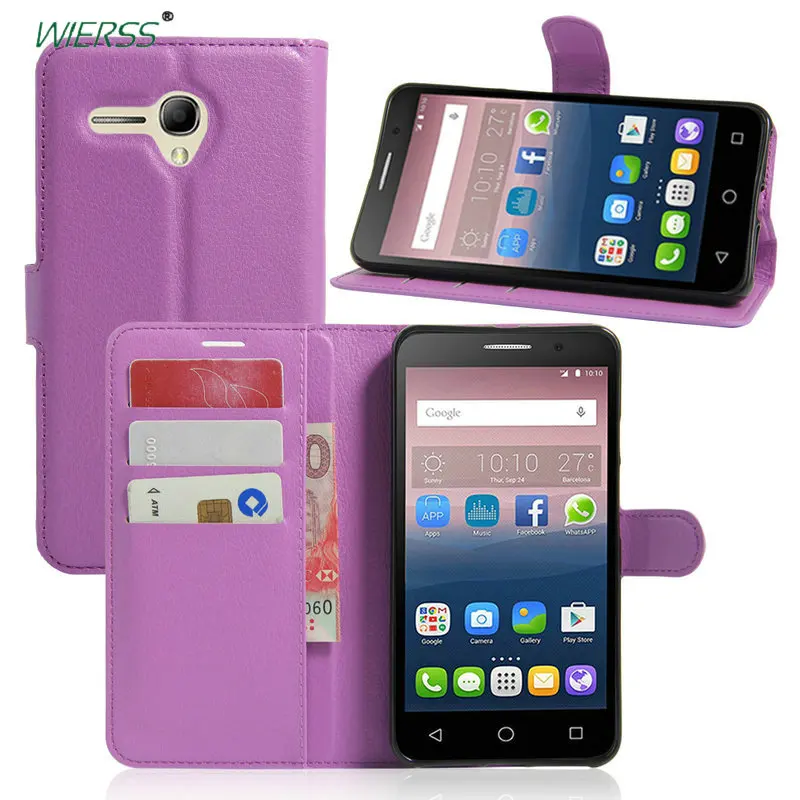 Кожаный чехол книжка с бумажником для Alcatel U5 HD 3G 4G A3 7 телефона|case for alcatel|phone casesleather