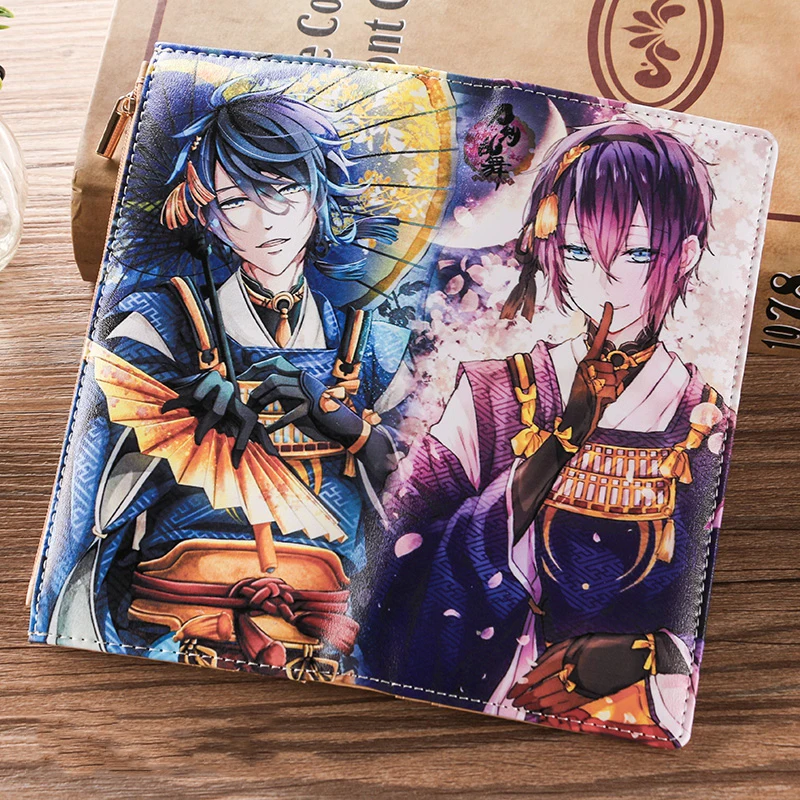 Простой Длинный кошелек с аниме Touken Ranbu Online монетницей держатели для карт женский