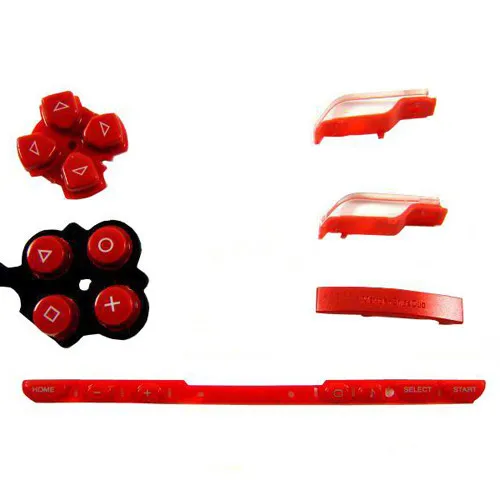 Красный Высокое качество полный корпус Корпус Лицевая панель чехол Часть Замена