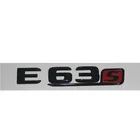 1 шт. Бесплатная доставка ABS Глянцевая черная наклейка E63S черная наклейка автозначок эмблема