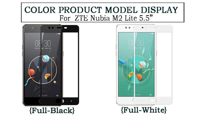 Закаленное стекло для zte Nubia M2 Lite Z17 Z18 Mini S Z11 Max V18 Red Magic 3 3s Защита экрана полное покрытие Взрывозащищенная пленка