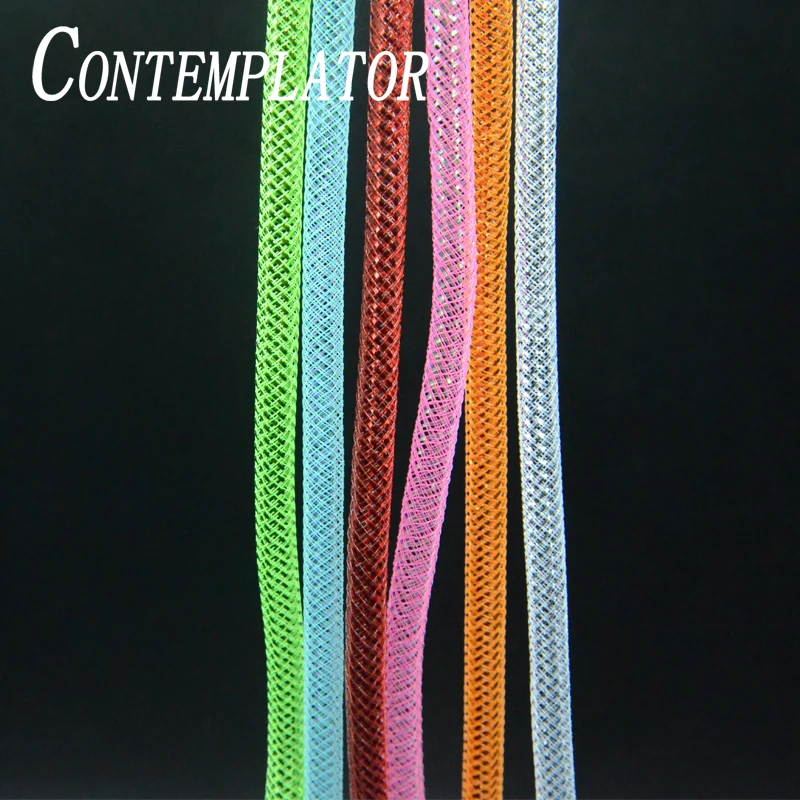 CONTEMPLATOR 6 дополнительных цветов диаметром 8 мм фотоплетеная трубка Радужный тело 3