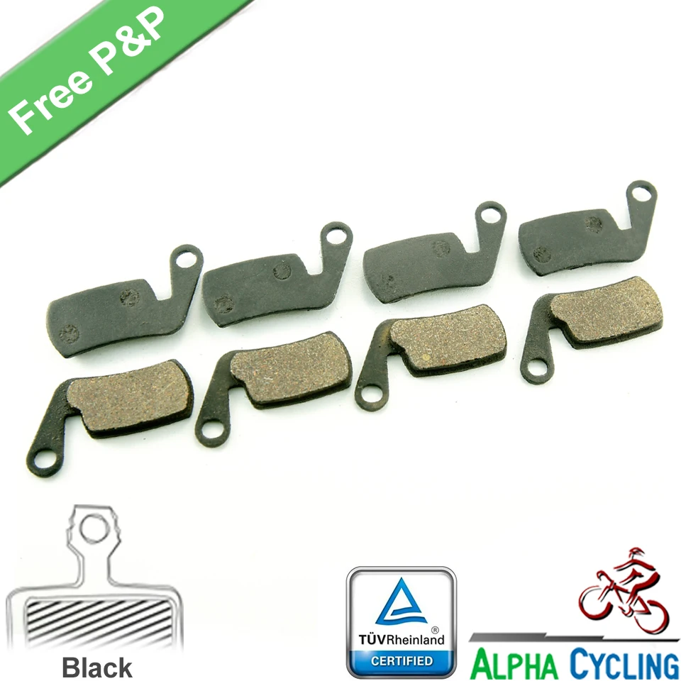 

Bicycle Brake Pads For Magura Marta & Marta SL Disc Brake, 4 Pairs, Resin Black Class