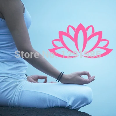 Цветочный узор лотоса индийский дизайн настенная виниловая переводка