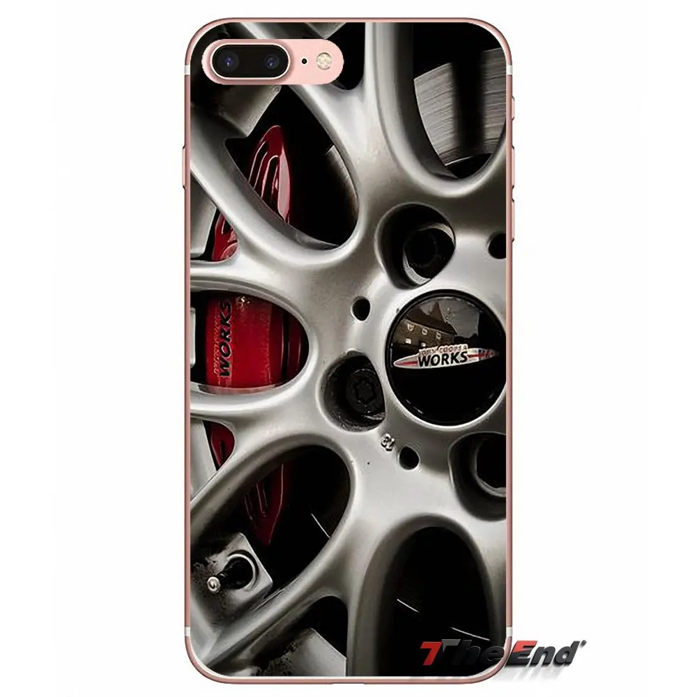 Для iPhone X 4 4S 5 5S 5C SE 6 6S 7 8 Plus Samsung Galaxy J1 J3 J5 J7 A3 A5 2016 2017 mini cooper jcw прозрачный ТПУ чехол