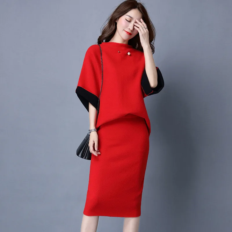 Женский кашемировый костюм комплект из двух предметов | Женская одежда