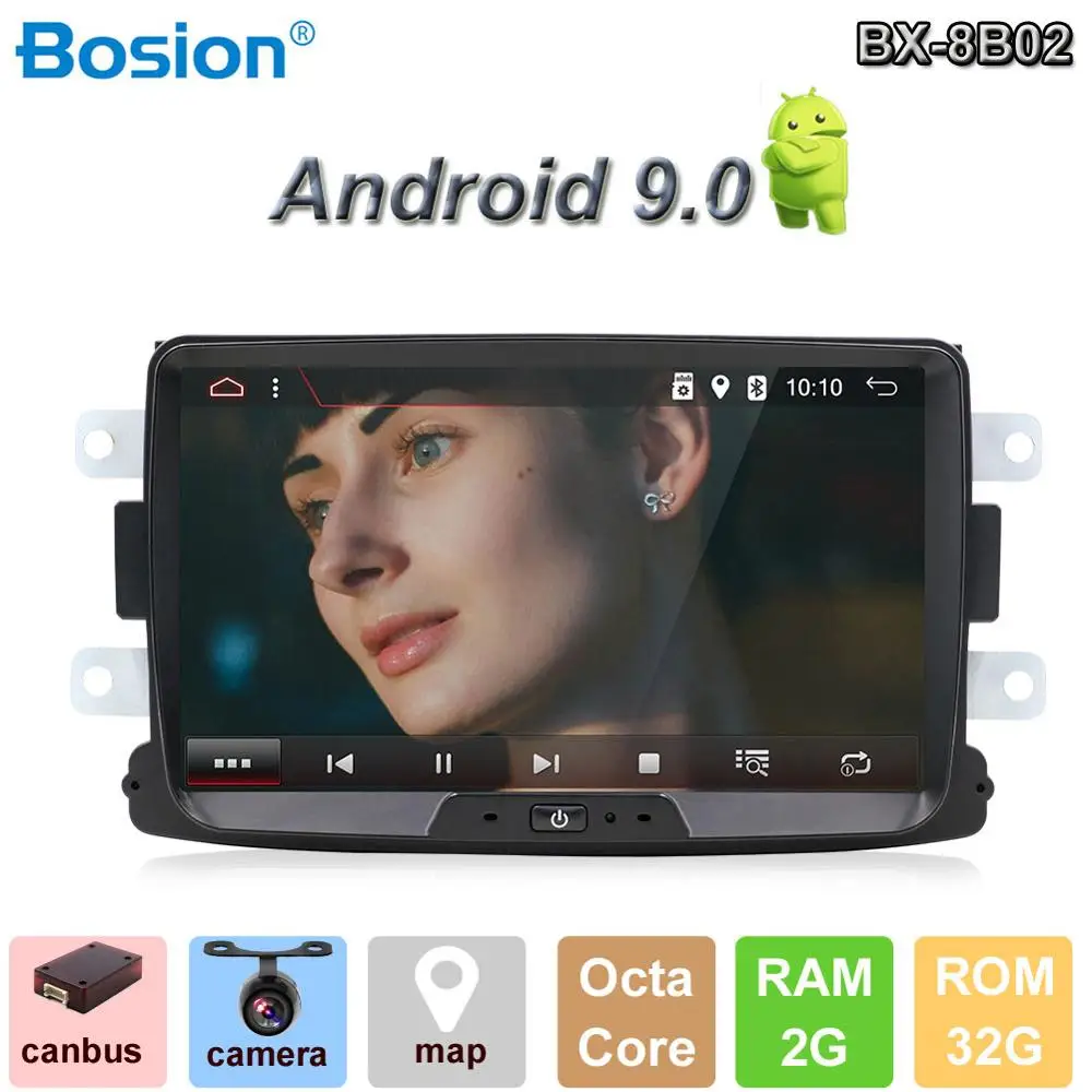 Восьмиядерный android 9 0 автомобильный dvd для Dacia Lodgy Logan Duster Sandero с 1 din радио gps видео wifi