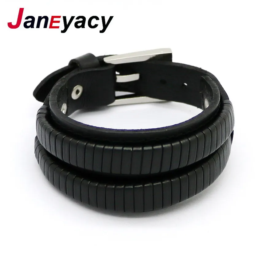 2016 Бесплатная быстрая доставка двойной широкий браслет с манжетами и кожаный