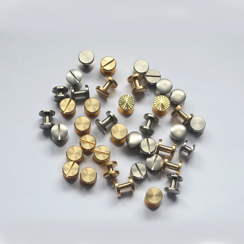 5 шт. набор винтов для ремня двойная винтовая пряжка нержавеющая сталь из чистой