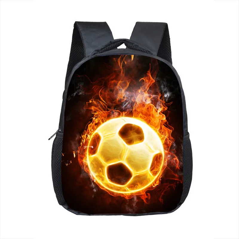 12 дюймовый крутые soccerly/footbally Принтом Рюкзак для От 2 до 4 лет, детские школьные сумки маленькие малыша спальный мешок детский сад школьные сумки - Цвет: 12foot12