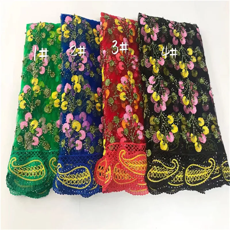 В нигерийском стиле Кружево Ткань Высокое качество Африканский французский