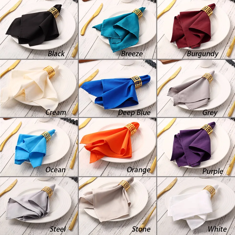 6 шт./упаковка карманный носовой платок для салфеток 40 х40 см|poly cotton|cloth fabricfabric fabric |
