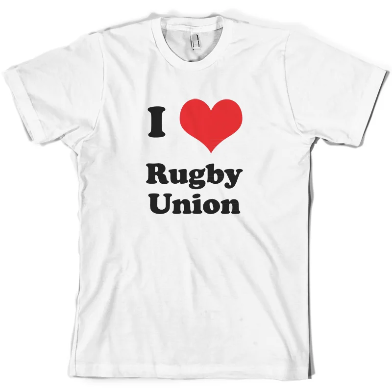 I Love RugbyER Union-Мужская футболка-10 цветов-одежда-Джерси-рубашка мужская уникальная