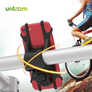 untoom bike phone holder for iphone x xs max 8 samsung s8 s7 silicone bicycle handlebar stroller mount for 4 6 inch mobile phone free global shipping