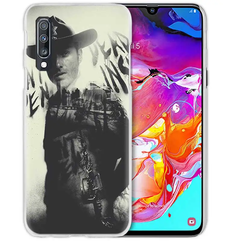 08 Чехол "Ходячие мертвецы" для samsung Galaxy A50 A70 A20e A40 A30 A20 A10 A8 A6 Plus A9 A7 Прозрачный жесткий чехол для телефона из поликарбоната - Цвет: 08