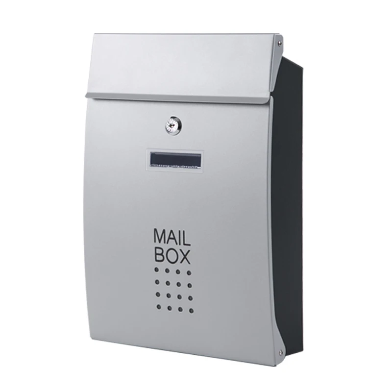 Серый Почтовая коробка Buzon Correo Cassetta Postale Skrzynka Na Listy Letter Box Briefkasten Boite Aux Lettres Decoracion Jardin Exterior - Цвет: Серый