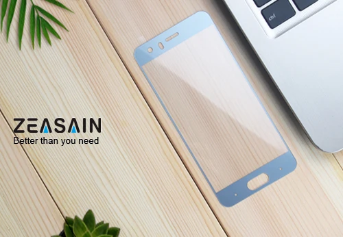 ZEASAIN полное покрытие закаленное стекло для huawei Honor 9 Honor9 защита экрана 9 H 2.5D закаленное защитное стекло пленка - Цвет: Gray