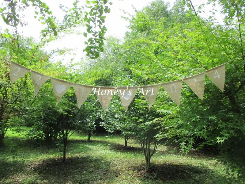 Свадебные баннеры из мешковины-реквизит для свидания и свадебных