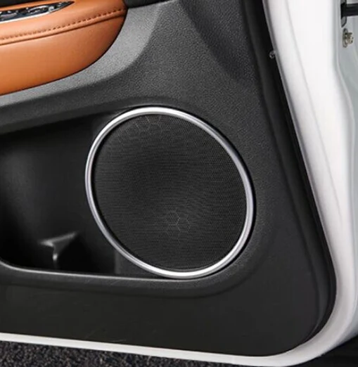 Аксессуары хромированный дверной стерео динамик накладка на воротник