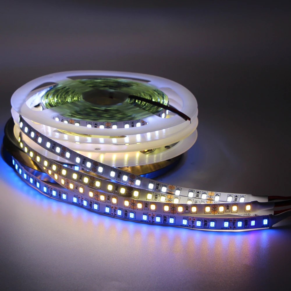 5 м 600 Светодиодная лента 120 светодиодов/м 2835 SMD гибкая ленточная лампа двойная