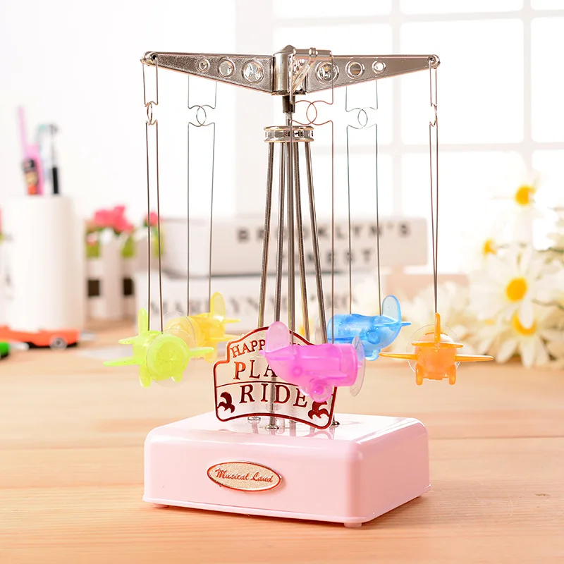 Пластиковая модель самолета со светодиодным освещением музыкальная шкатулка