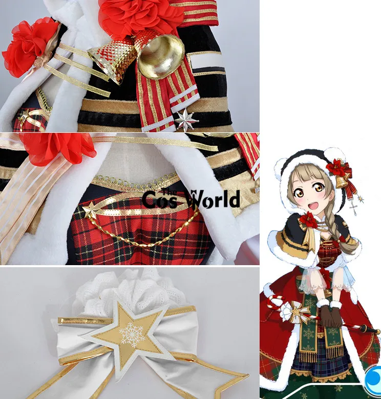 Love Live School Idol Project Minami Kotori рождественское торжественное платье с плащом Униформа