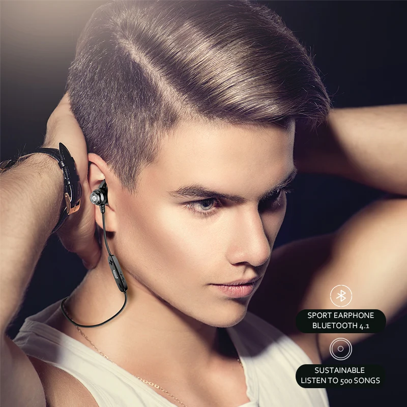 H18 Беспроводные наушники IPX7 водонепроницаемые Bluetooth наушники Спортивные наушники с басом и микрофоном для iPhone Xiaomi Huawei PC MP3.