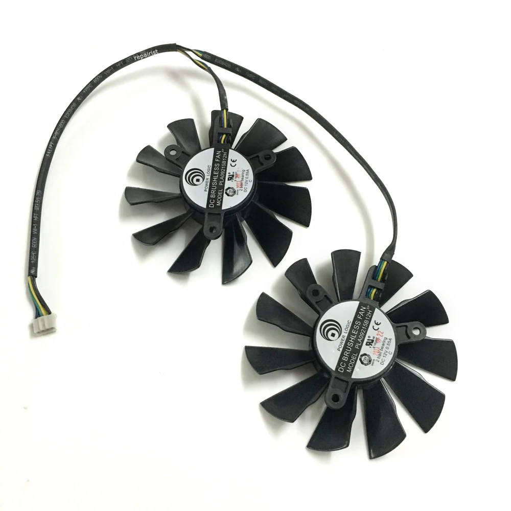 2 шт./лот видеокарты VGA вентилятор Cooler вентиляторы для MSI GTX780 N780 gtx980TI R9 290X Lightning